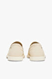 Kadın Th Soft Nubuck Loafer Ayakkabı - Krem | 40