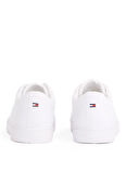 Tommy Hilfiger Beyaz Erkek Sneaker TH HI VULC LOW CORE CANVAS