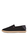 Tommy Hilfiger Siyah Erkek Espadril HILFIGER ESPADRILLE CORE TEXTILE
