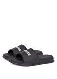 Tommy Hilfiger Siyah Erkek Plaj Terliği DUAL DENSITY HILFIGER POOL SLIDE