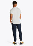 Tommy Jeans Bisiklet Yaka Ekru Erkek T-Shirt DM0DM20779YBL TJM SLIM ENTRY GRA