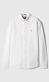 Tommy Hilfiger  Erkek Beyaz Oxford Gömlek