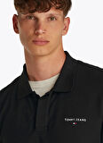 Tommy Jeans Siyah Erkek Polo T-Shirt DM0DM20914BDS TJM REG LINEAR POLO