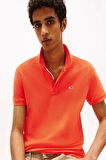 Tommy Hilfiger Erkek   Turuncu Polo T-Shirt