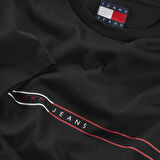 TOMMY HILFIGER Erkek  Siyah T-Shirt DM0DM20779 BDS