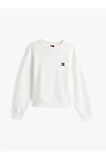 Tommy Jeans Kadın Sweatshirt-DW0DW19408White