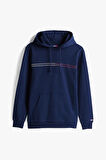 Erkek Tjm Kapüşonlu Sweatshirt - Lacivert | L
