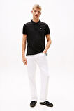 Erkek Tjm Tek Renk Polo T-Shirt - Siyah | XS