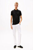 Tommy Hilfiger Erkek  Siyah Slim Fit  Polo T-Shirt