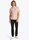 Tommy Jeans Bisiklet Yaka Pembe Erkek T-Shirt DM0DM20322TH3 TJM REG BADGE TEE EXT