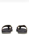 Tommy Hilfiger Siyah Erkek Plaj Terliği PADDED COMFORT HILFIGER B SANDAL