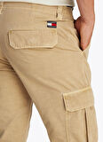 Tommy Jeans Normal Paça Bej Erkek Kargo Pantolon DM0DM20284ACT TJM RYAN CARGO