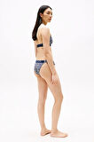 Kadın Th Cheeky Yan Bağlamalı Bikini Alt - Lacivert | XS