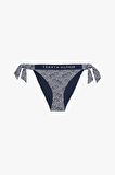 Kadın Th Cheeky Yan Bağlamalı Bikini Alt - Lacivert | S