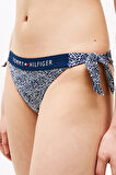 Kadın Th Cheeky Yan Bağlamalı Bikini Alt - Lacivert | S