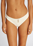 Tommy Hilfiger Beyaz Kadın Bikini Alt UW0UW05836YBI
