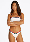 Beyaz Kadın Cheeky Kesim Bikini Alt UW0UW05835YBR