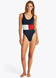 Tommy Hilfiger Mavi Kadın Mayo UW0UW05853C1G