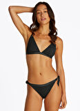Siyah Kadın Regular Fit Üçgen Kesim Bikini Üst UW0UW05801BDS