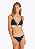 Tommy Hilfiger Mavi Kadın Bikini Üst UW0UW05805C1G