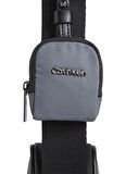 Calvin Klein Gri Erkek Postacı Çantası CK EST. NYLON CUBE REPORTER+CASE