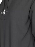 Kadın WASHED MONOLOGO REGULAR HOODIE Sweatshirt-Gri | S