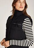 Calvin Klein Jeans Siyah Kadın Yelek CHENILLE MONOLOGO VEST