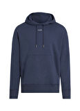 Calvin Klein Kapüşon Yaka Lacivert Erkek Sweatshırt K10K112871PPK
