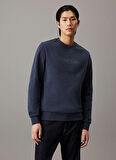 Calvin Klein Kapüşon Yaka Lacivert Erkek Sweatshırt K10K113573PPK