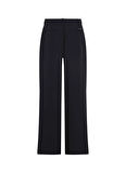 Calvin Klein Jeans Yüksek Bel Standart Siyah Kadın Pantolon STRETCH CREPE STRAIGHT PANT