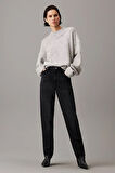 Kadın MOM Jeans Pantolon - Siyah  | 27/30
