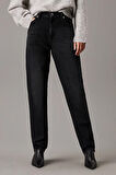 Kadın MOM Jeans Pantolon - Siyah  | 27/30