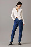 Kadın MOM Jeans Pantolon  - Mavi | 30/28