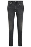Erkek SLIM TAPER Jean Pantolon - Siyah  | 30/32