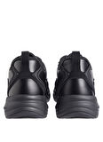 Calvin Klein Siyah Erkek Sneaker RETRO TENNIS LOW LACE AUTH SNK