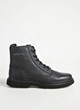 Calvin Klein Deri Siyah Erkek Bot EVA MID LACEUP BOOT LTH