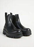 Calvin Klein Deri Siyah Erkek Bot LUGGED CHELSEA BOOT LTH