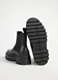 Calvin Klein Deri Siyah Erkek Bot LUGGED CHELSEA BOOT LTH