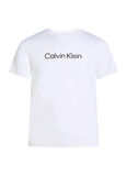 Calvin Klein Baskılı Beyaz Erkek Çocuk T-Shirt IU0IU00682YAF