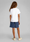 Calvin Klein Baskılı Beyaz Erkek Çocuk T-Shirt IU0IU00683YAF