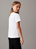 Calvin Klein Beyaz Erkek Çocuk T-Shirt