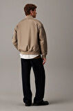 Erkek LS Dolgulu Nylon Bomber Ceket - Gri | XS