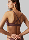 Calvin Klein Pembe Balenli Sütyen 000QF6875E CK WOMEN