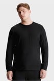 L/S SWEATSHIRT, P7A Erkek Siyah Sweatshirt