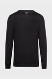 L/S SWEATSHIRT, P7A Erkek Siyah Sweatshirt