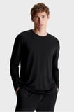 L/S SWEATSHIRT, P7A Erkek Siyah Sweatshirt