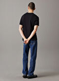 Calvin Klein Jeans Bisiklet Yaka Baskılı Siyah Erkek T-Shirt 00040EM286UB1 SS HERO MONOGRAM TEE