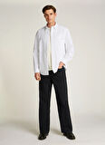 Calvin Klein Jeans Relaxed Beyaz Erkek Gömlek J30J326721YAF COTTON POPLIN RELAXED