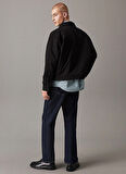 Calvin Klein Jeans Standart Siyah Erkek Ceket J30J326713BEH ZIP JACKET
