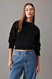 Kadın LOGO EMBRO SWEATER | M